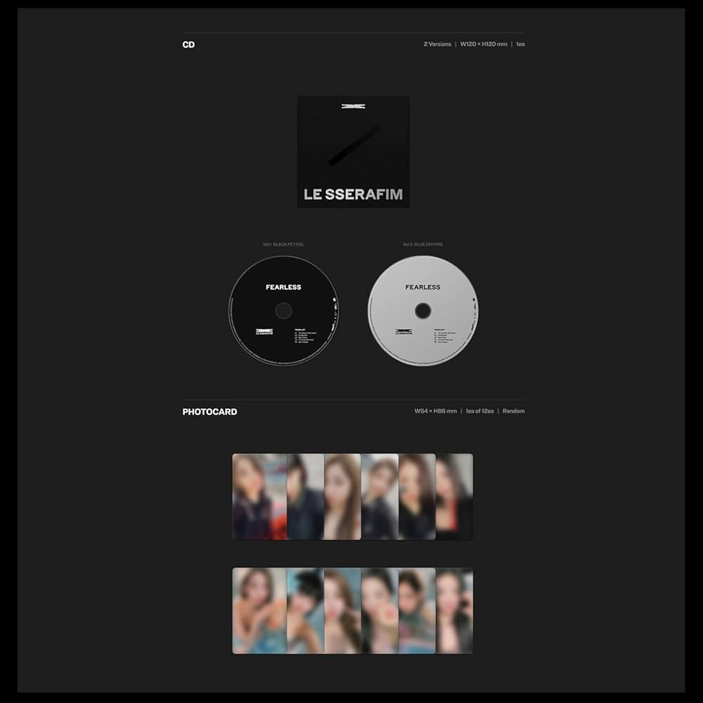 【未開封】LE SSERAFIM　1stアルバム「FEARLESS」2形態セット FEARLESS [2形態セット][ラッキードローイベント応募抽選対象